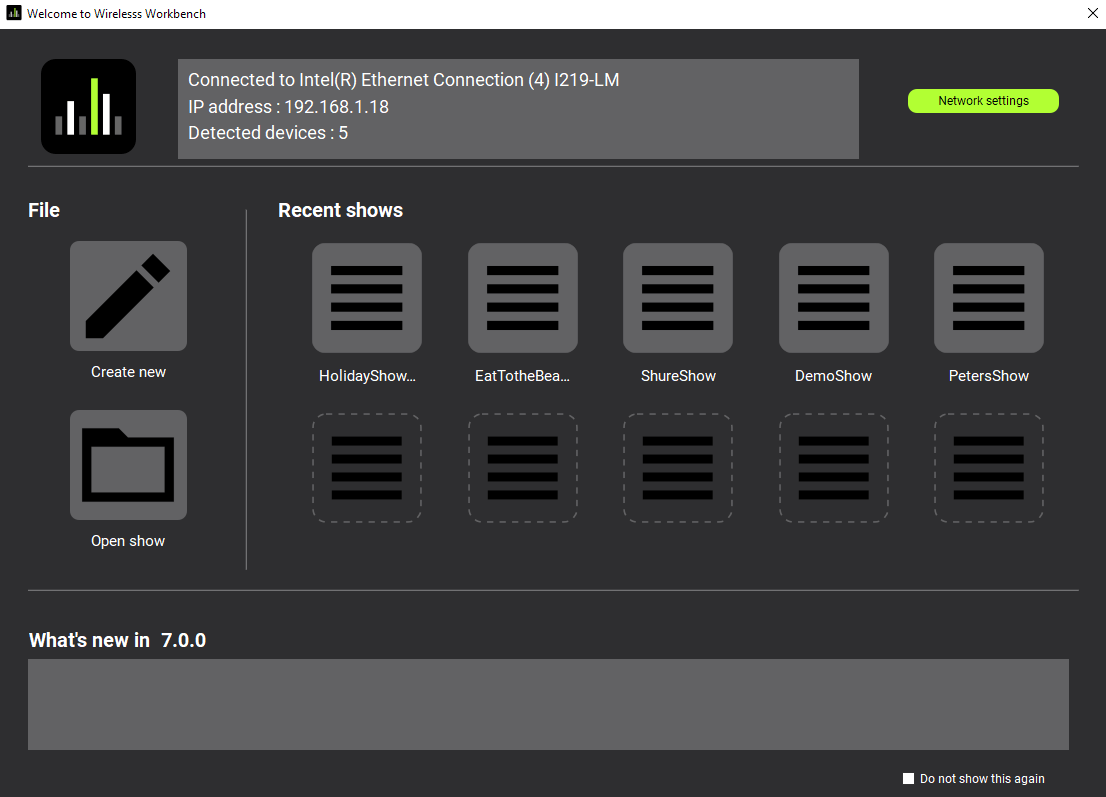 Wireless Workbench 7: New Scan Library, Updated Look and More! - Shure USA